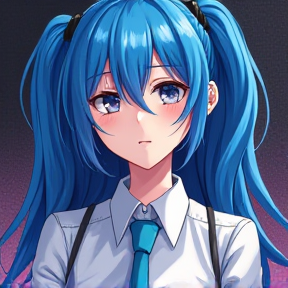 Blue-Haired Hacker