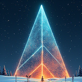 Enchanted Tetrahedron Christmas