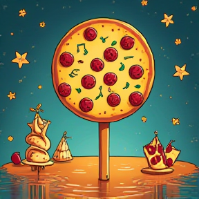 Pizza on a Stick