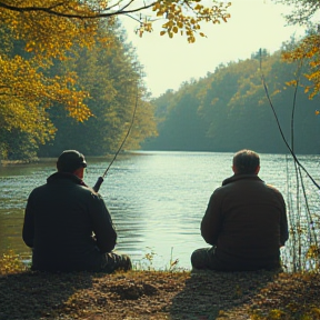 Fishing on Wooster Road Bridge