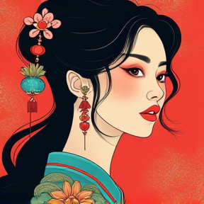 美丽的中国女人 (Beautiful Chinese Woman)