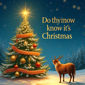 Do thy know it's Christmas 