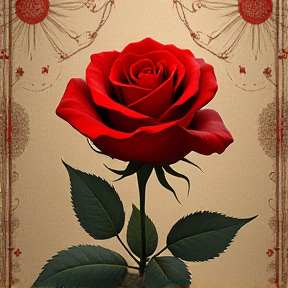 red red rose