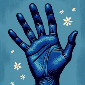 Blue Hands