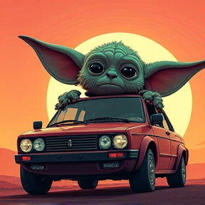 Sousou et Yoda les Skoda