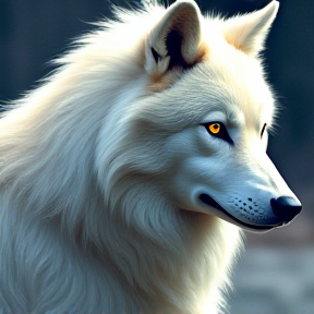 Raiju the White Wolf