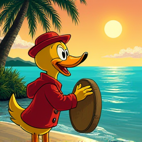 Steve the Duck and the Steel Drum