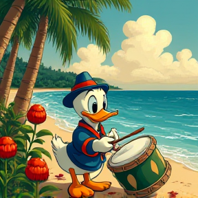 Steve the Duck and the Steel Drum