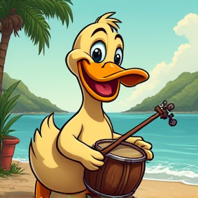 Happy Island Duck