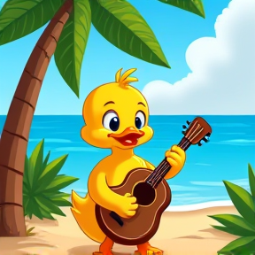 Happy Island Duck