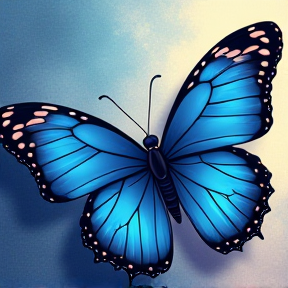 Blue butterfly