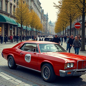 Dicke Autos auf der Königsallee