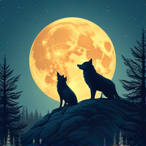 Lobos na Lua