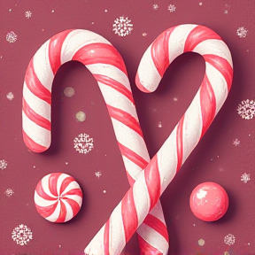 Pink Candy Canes 