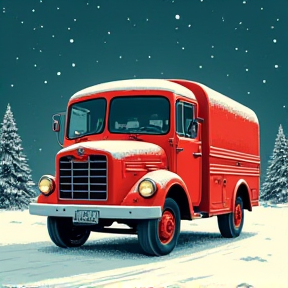 Robert the Red Bedford Truck