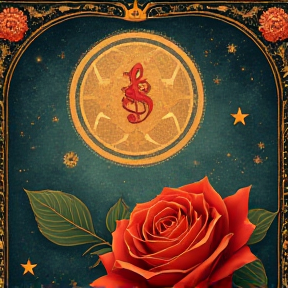 La rose Nocturne et la rose Dorée