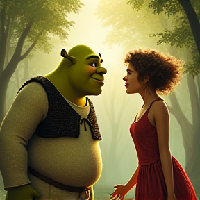 Boere Shrek en Fiona