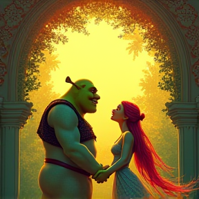 Boere Shrek en Fiona