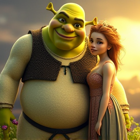 Boere Shrek en Fiona