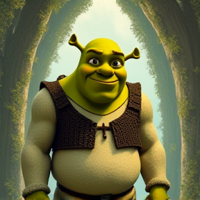 Boere Shrek en Fiona