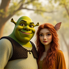 Boere Shrek en Fiona