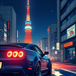 Driftin in the Tokyo Night