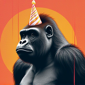 Gorilla birthday