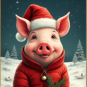 Piggy Christmas