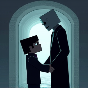 Minecraft Steve vs. Slenderman: Die Battle