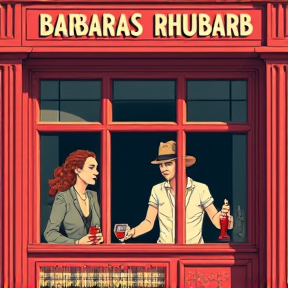 Barbaras Rhubarb Bar