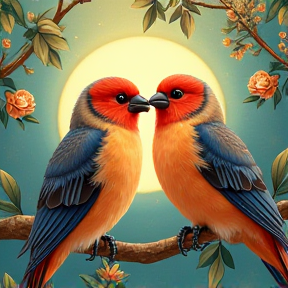 Two love birds