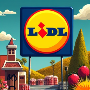 Lidl en la densa ciudad