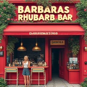 Barbaras Rhubarb Bar