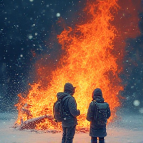 frozen fire