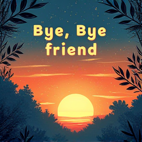 Bye, Bye my friend..