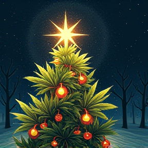 Christmas Under the Cannabis Tree