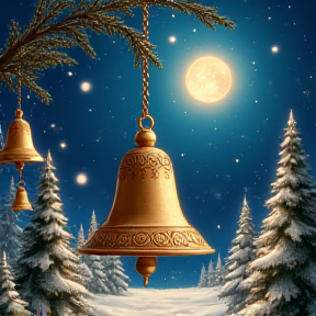  Santa Christmas bell