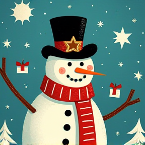 Bentley the Steampunk Snowman