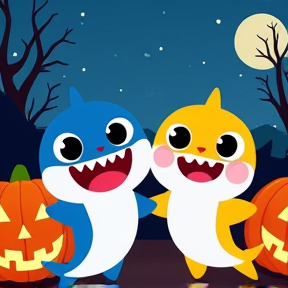 Halloween Sharks