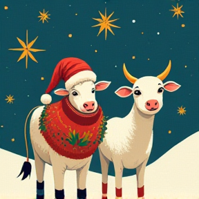 We wish you a dairy christmas!