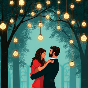 Under the Mistletoe lights