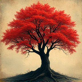 Red wood tree