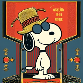 Snoopy in the wild Punk