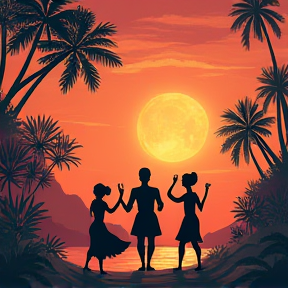 Tinikling Under Moonlight