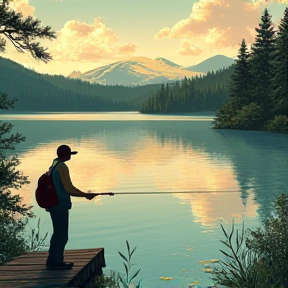 Fishing at Three Lakes