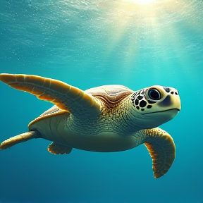 Tim the Baby Sea Turtle