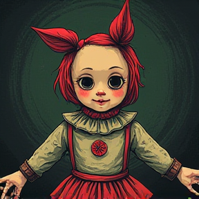 The Mischievous and Playful Prankster Doll of the Haunted Attic