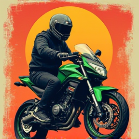 Zooming with Emil and His Kawasaki Ninja