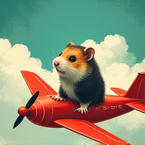 Hamsters on a plane