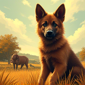 Grizzly the German Shepherd